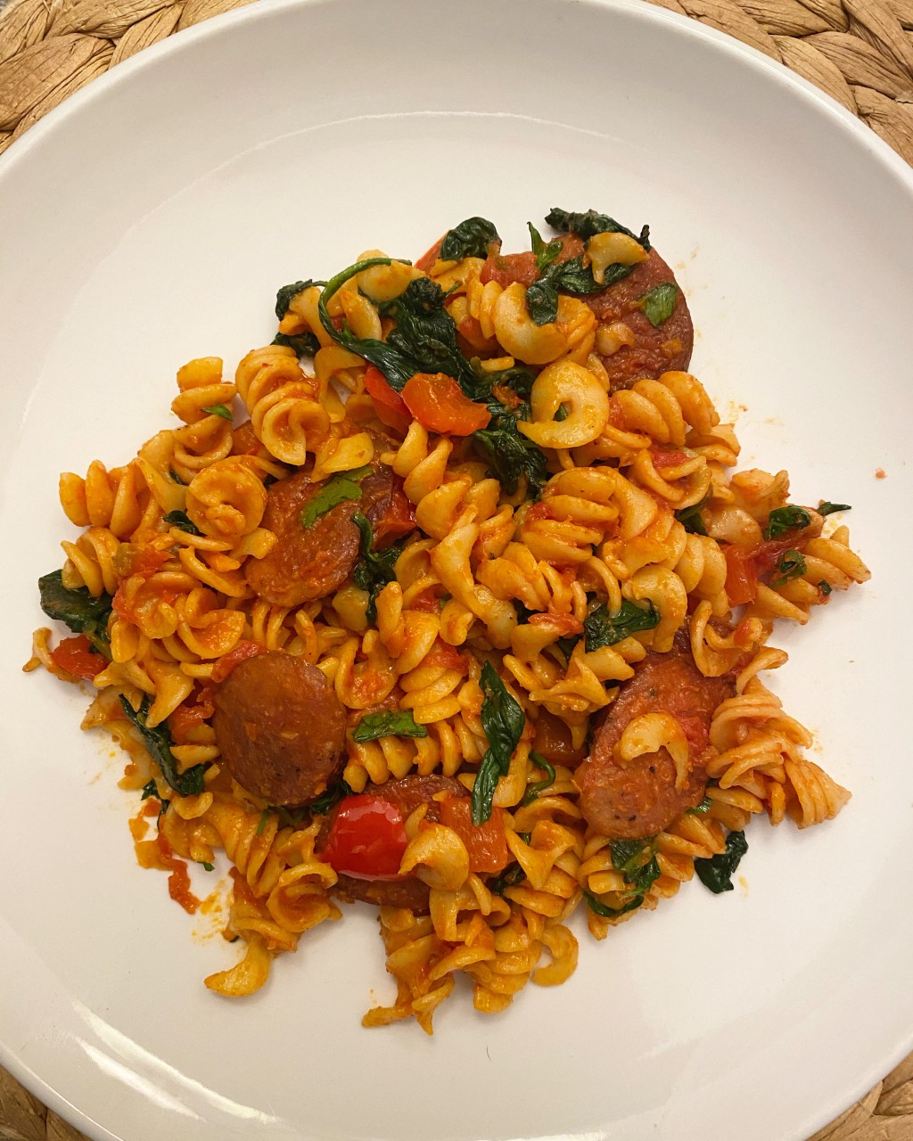 Smoked Sausage and Red Pepper&nbsp;Pasta